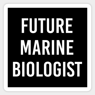 Future Marine Biologist (Black) Sticker